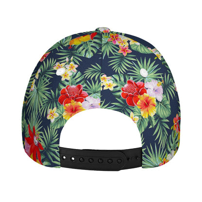 Summer Tropical Hawaii Pattern Print Baseball Cap