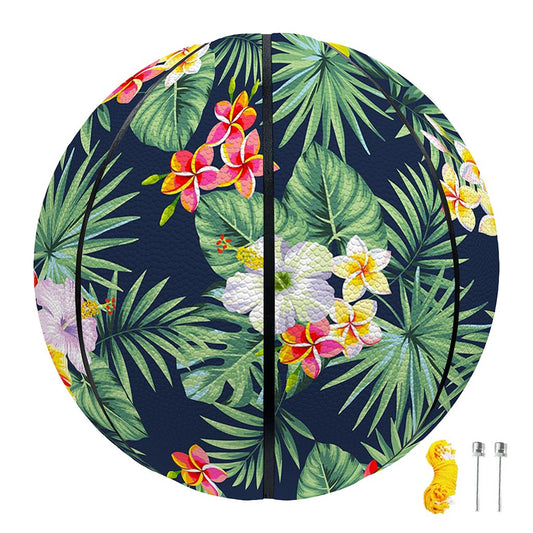 Summer Tropical Hawaii Pattern Print Basketball