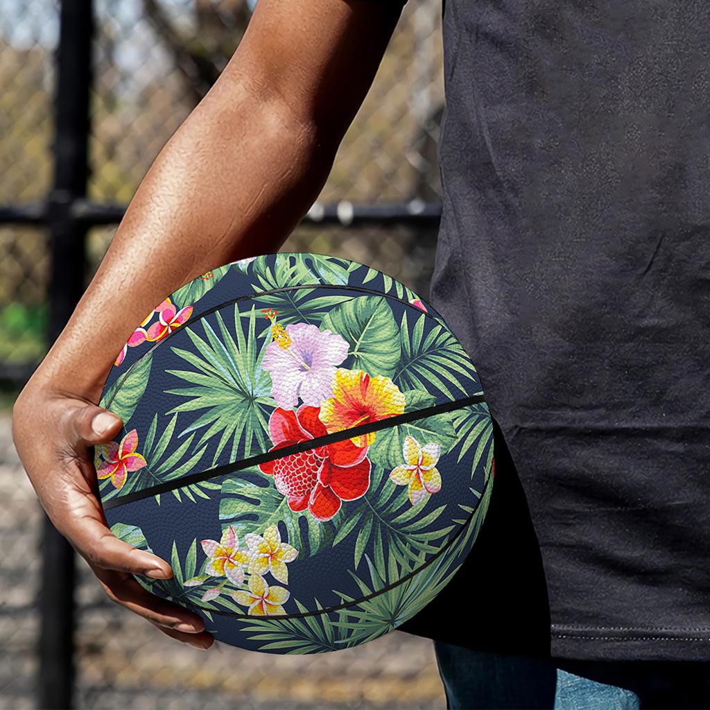Summer Tropical Hawaii Pattern Print Basketball