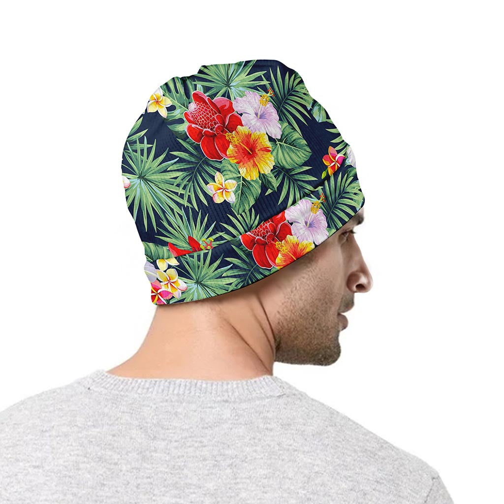 Summer Tropical Hawaii Pattern Print Beanie