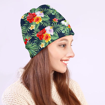 Summer Tropical Hawaii Pattern Print Beanie