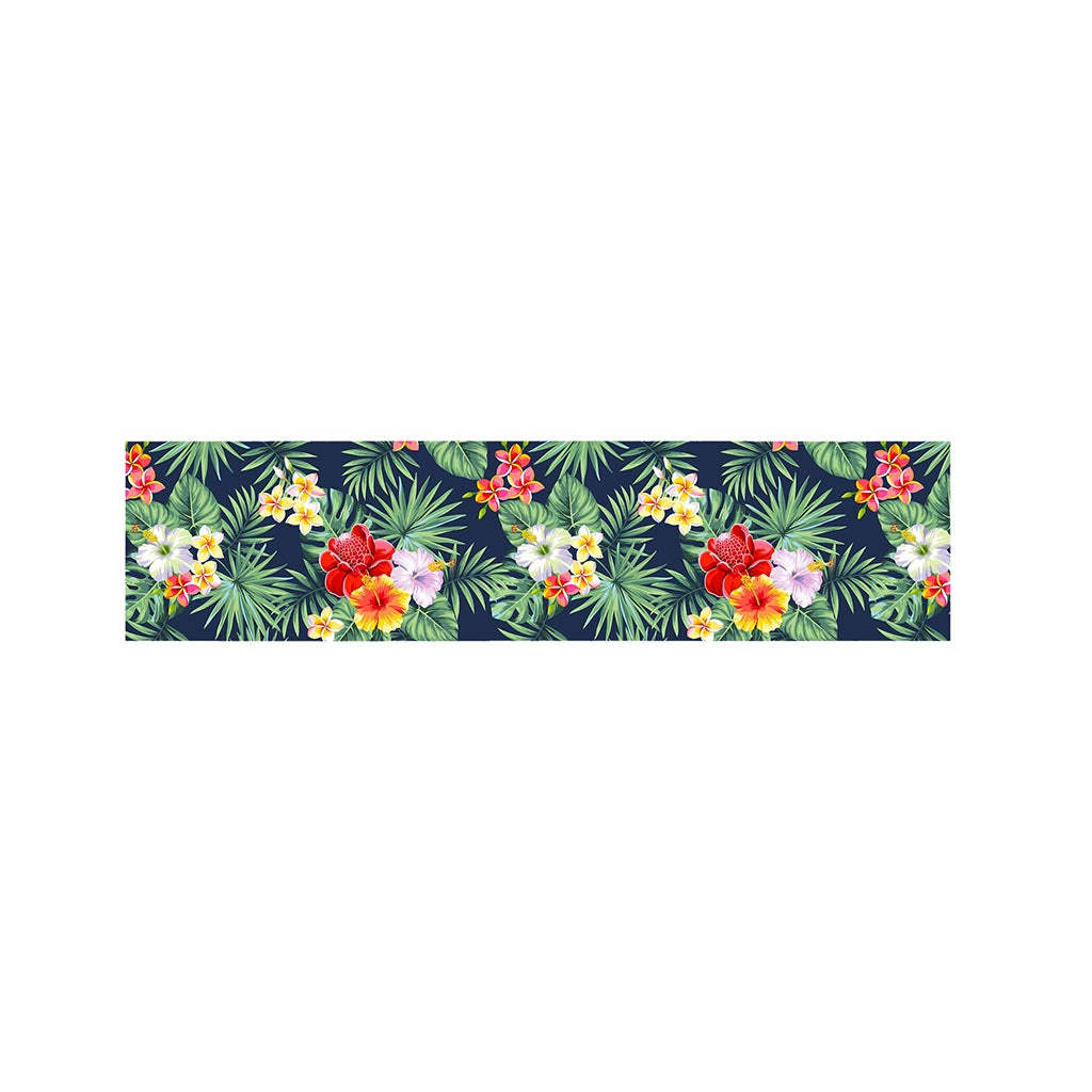 Summer Tropical Hawaii Pattern Print Bed Runner