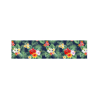 Summer Tropical Hawaii Pattern Print Bed Runner
