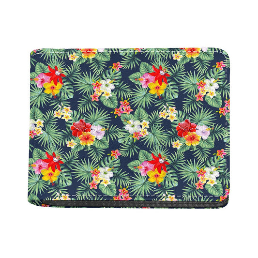 Summer Tropical Hawaii Pattern Print Bifold Wallet