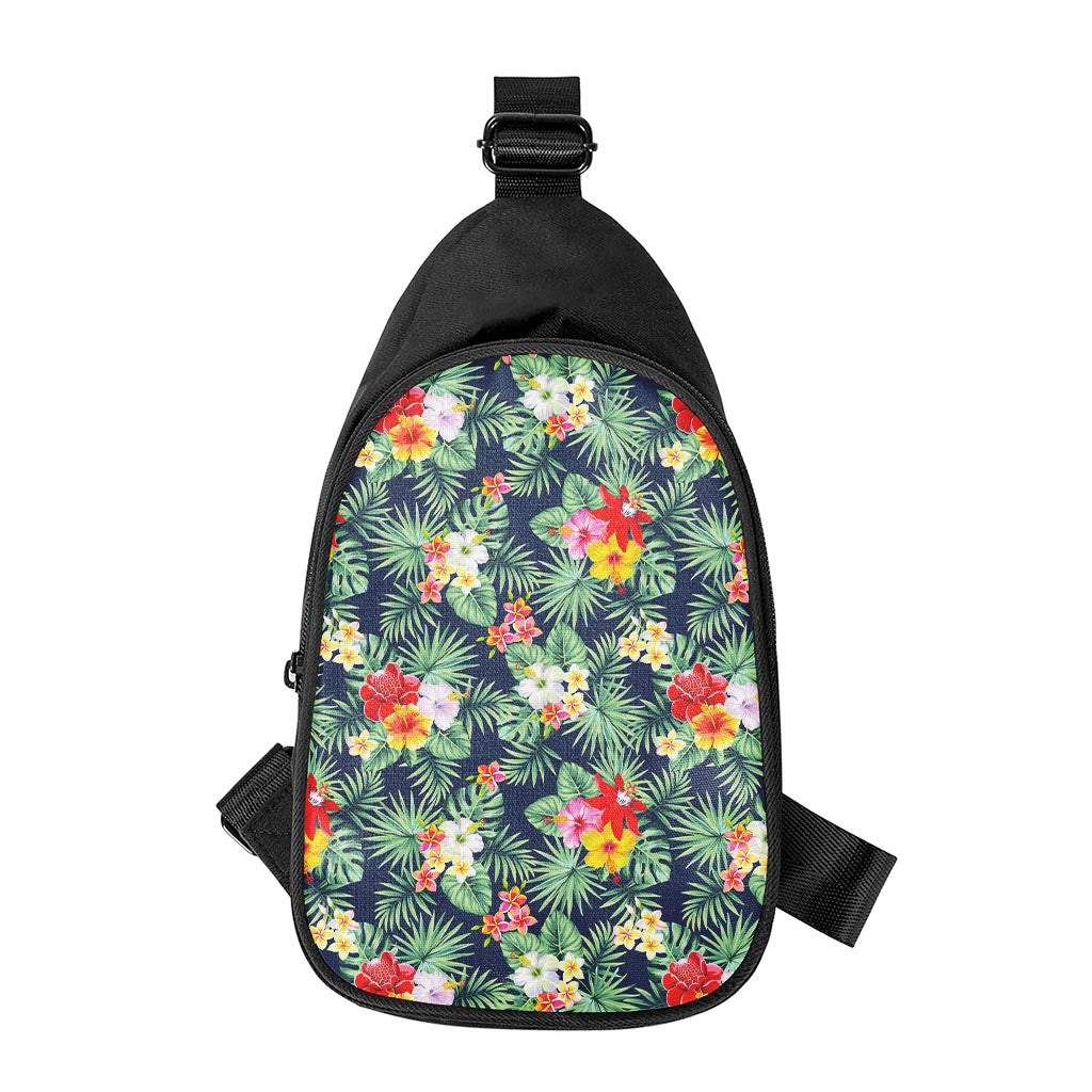 Summer Tropical Hawaii Pattern Print Chest Bag