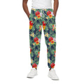 Summer Tropical Hawaii Pattern Print Cotton Sweatpants