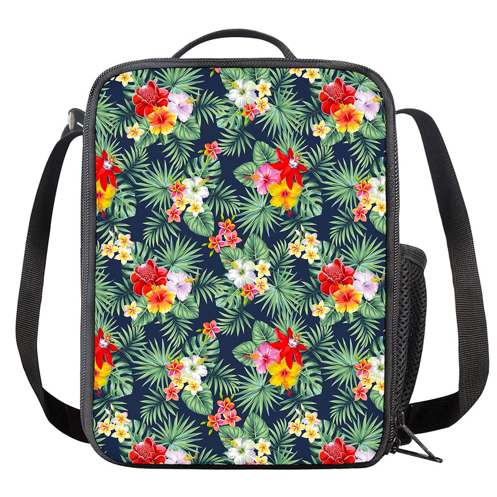 Summer Tropical Hawaii Pattern Print Crossbody Lunch Bag