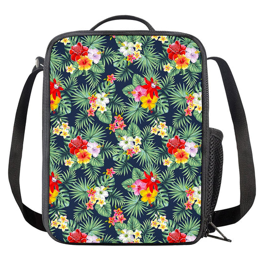 Summer Tropical Hawaii Pattern Print Crossbody Lunch Bag