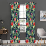 Summer Tropical Hawaii Pattern Print Curtain
