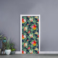 Summer Tropical Hawaii Pattern Print Door Sticker