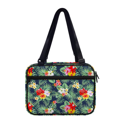 Summer Tropical Hawaii Pattern Print Double Strap Bible Bag