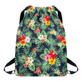 Summer Tropical Hawaii Pattern Print Drawstring Backpack