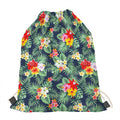 Summer Tropical Hawaii Pattern Print Drawstring Bag