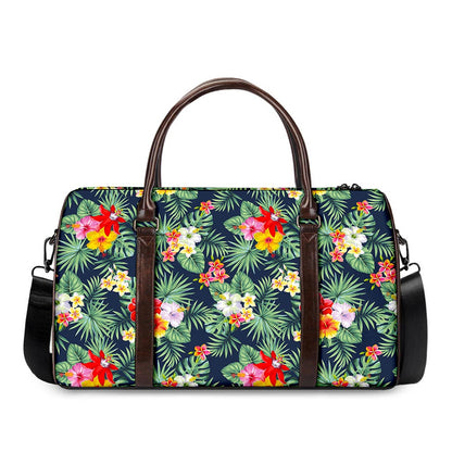 Summer Tropical Hawaii Pattern Print Duffle Bag