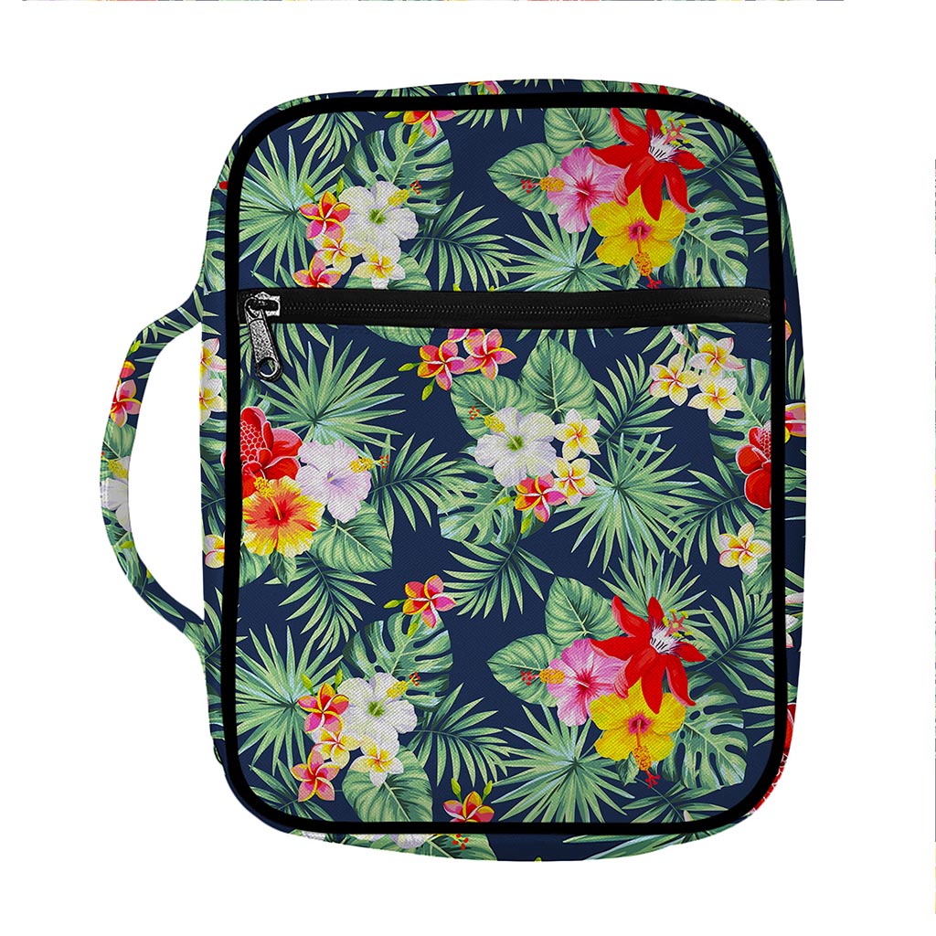 Summer Tropical Hawaii Pattern Print Front Pocket Bible Bag