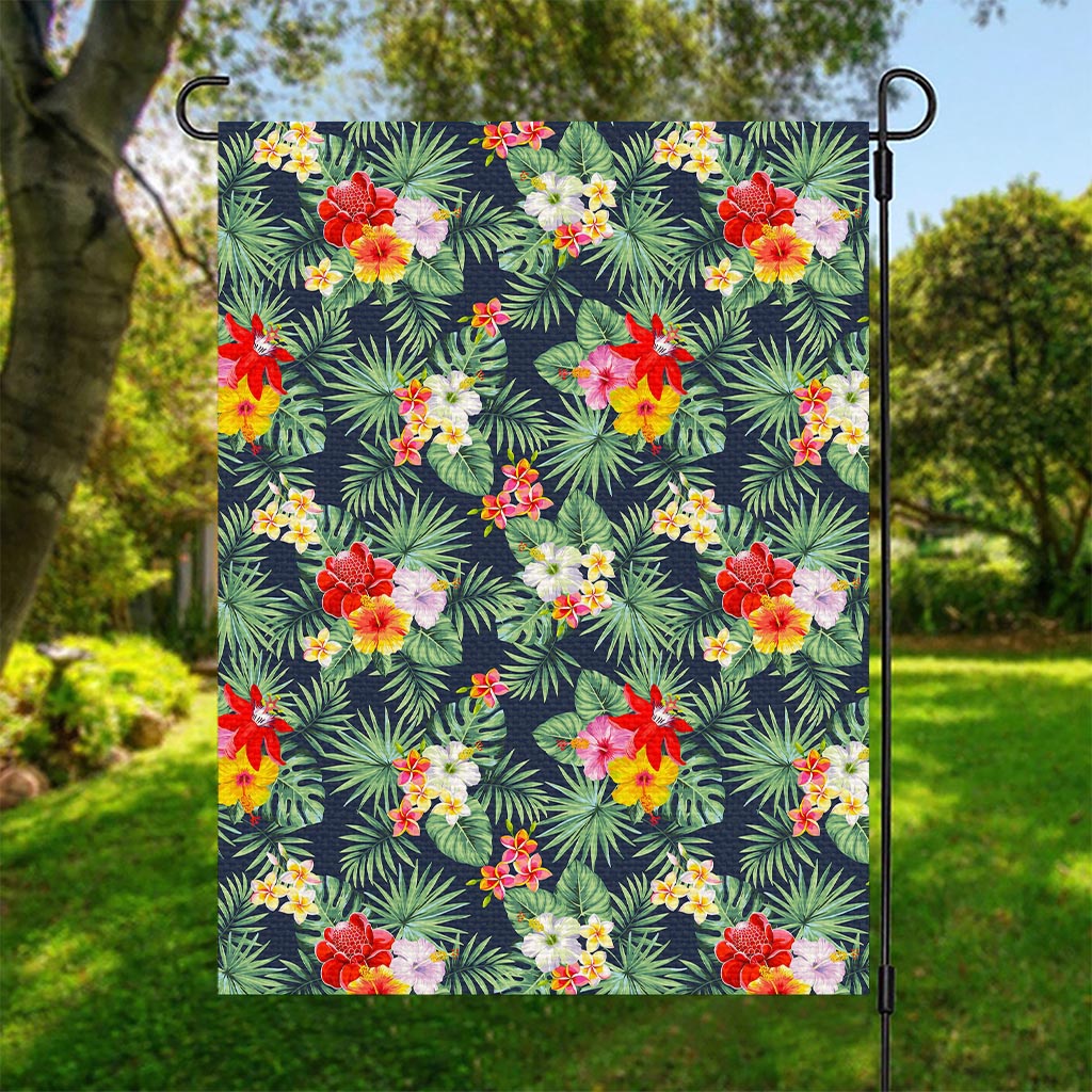 Summer Tropical Hawaii Pattern Print Garden Flag
