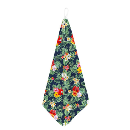 Summer Tropical Hawaii Pattern Print Hand Towel