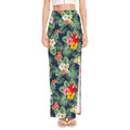 Summer Tropical Hawaii Pattern Print High Slit Maxi Skirt
