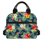 Summer Tropical Hawaii Pattern Print Insulated Lunch Bag