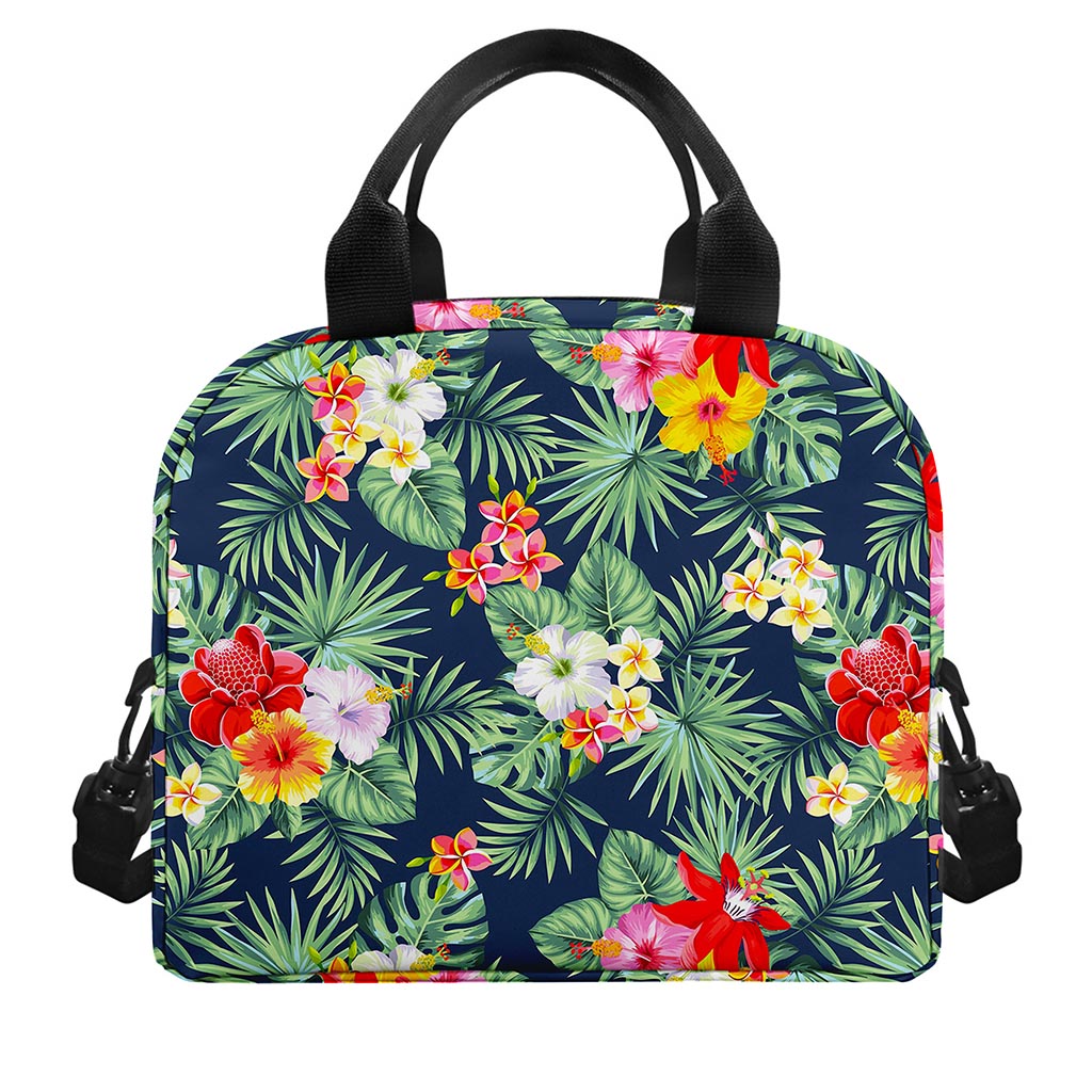 Summer Tropical Hawaii Pattern Print Insulated Lunch Bag