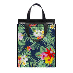 Summer Tropical Hawaii Pattern Print Insulated Lunch Tote