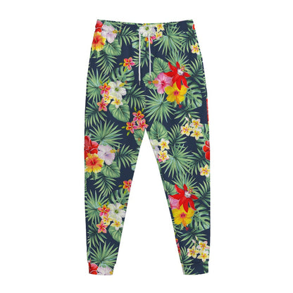 Summer Tropical Hawaii Pattern Print Jogger Pants