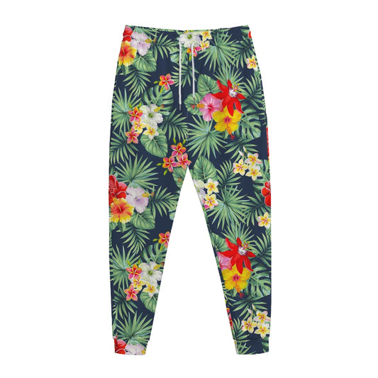Summer Tropical Hawaii Pattern Print Jogger Pants