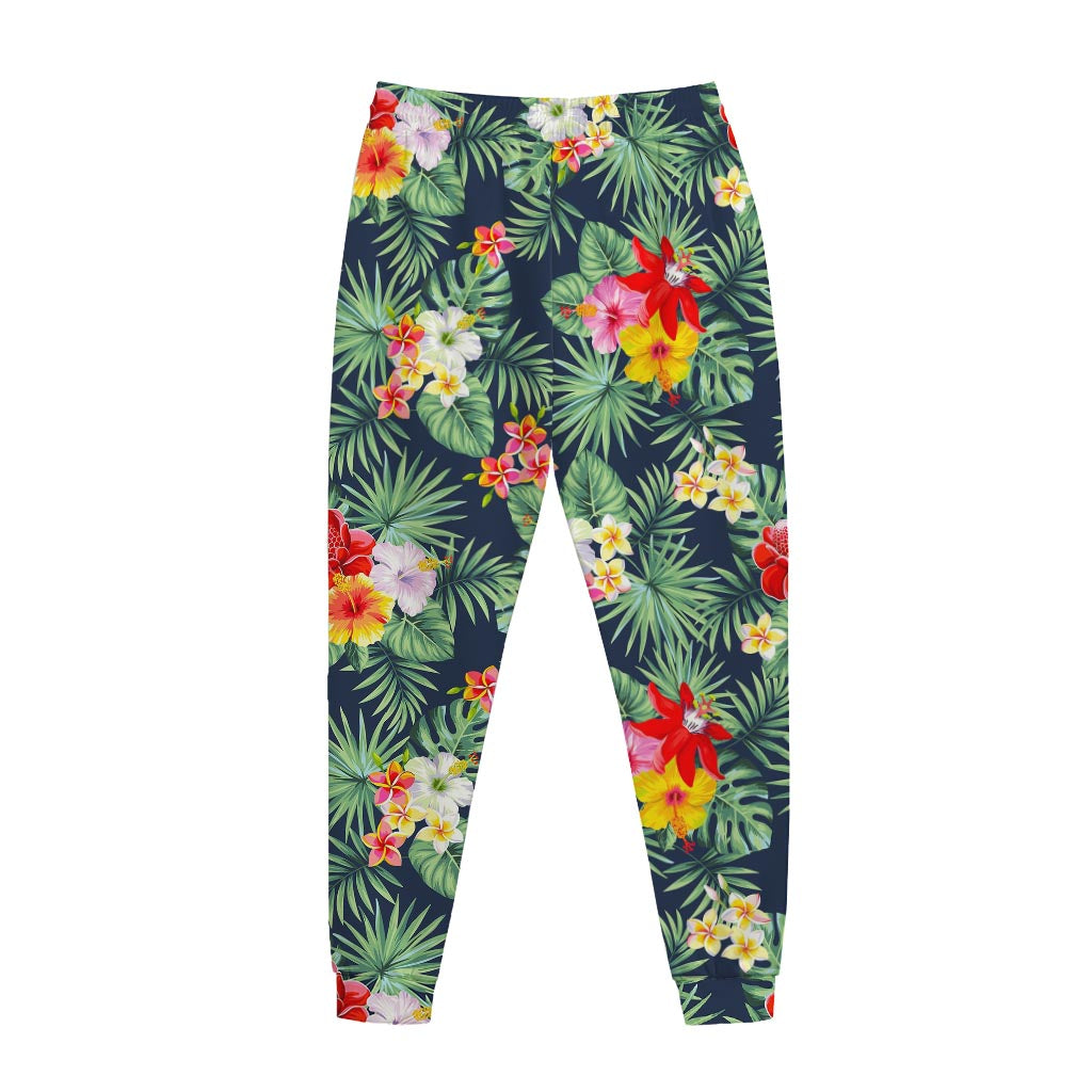 Summer Tropical Hawaii Pattern Print Jogger Pants