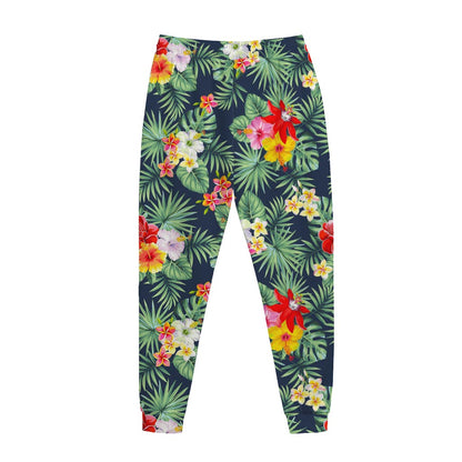 Summer Tropical Hawaii Pattern Print Jogger Pants