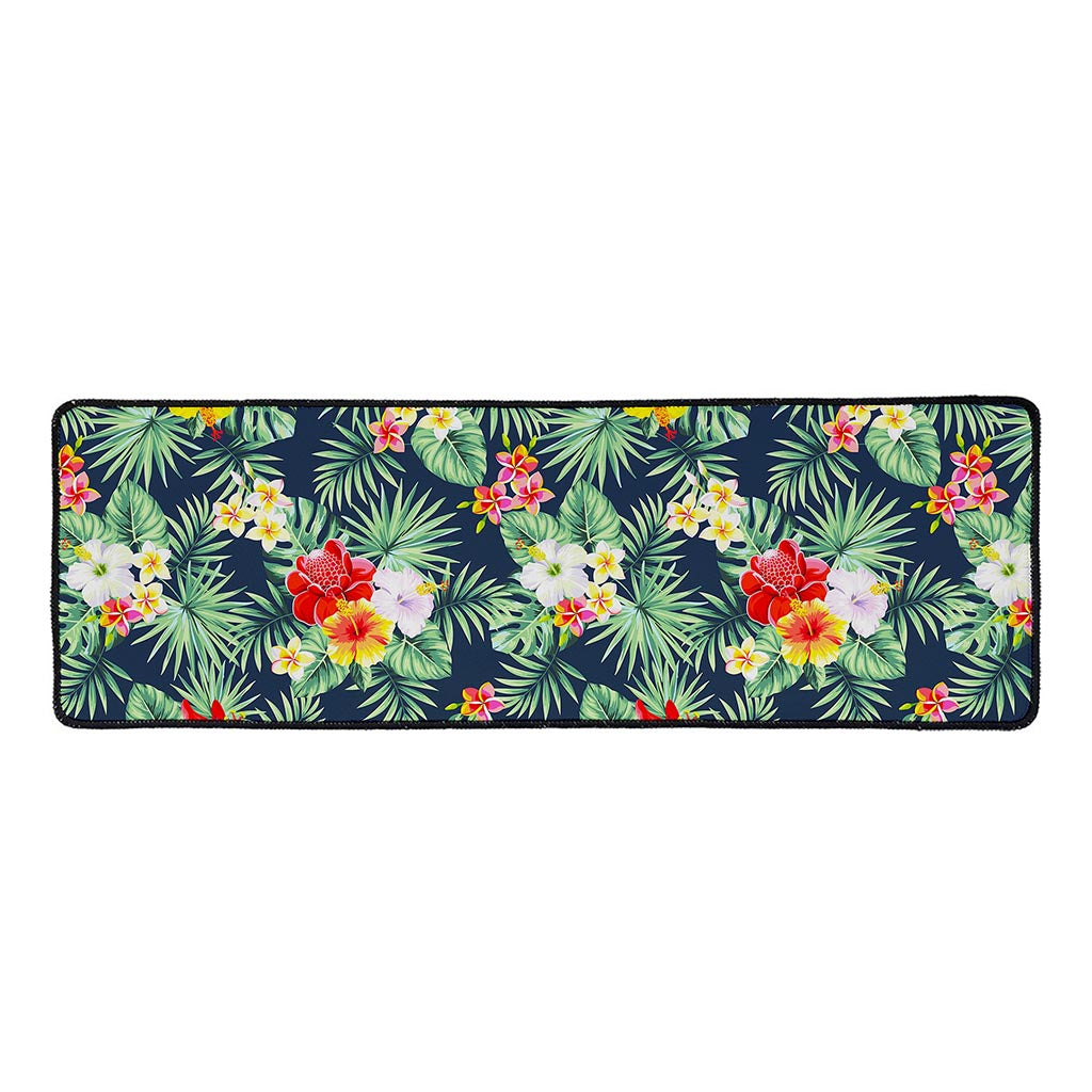 Summer Tropical Hawaii Pattern Print Long Kitchen Mat