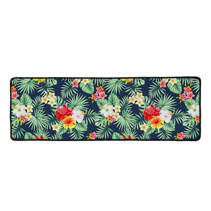 Summer Tropical Hawaii Pattern Print Long Kitchen Mat