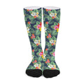Summer Tropical Hawaii Pattern Print Long Socks