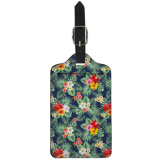 Summer Tropical Hawaii Pattern Print Luggage Tag