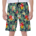 Summer Tropical Hawaii Pattern Print Men's Beach Shorts