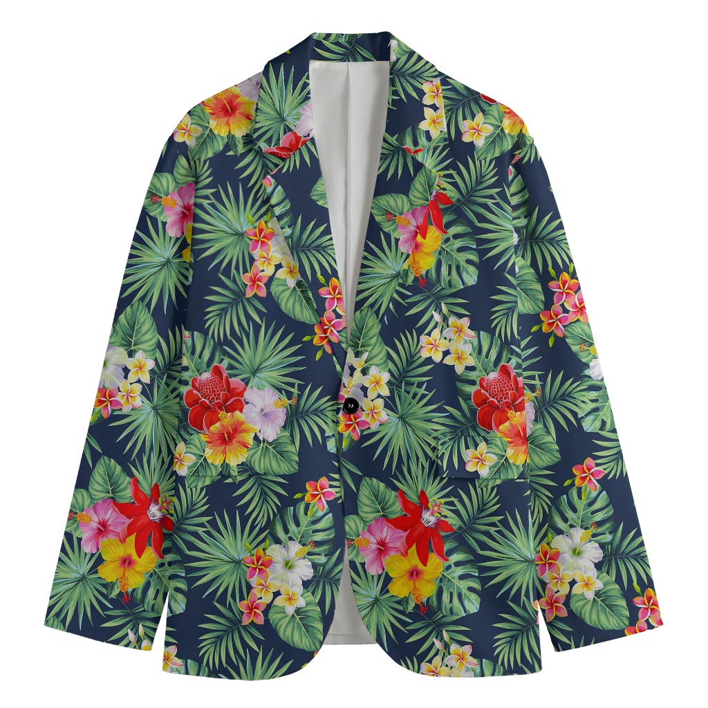 Summer Tropical Hawaii Pattern Print Men's Blazer