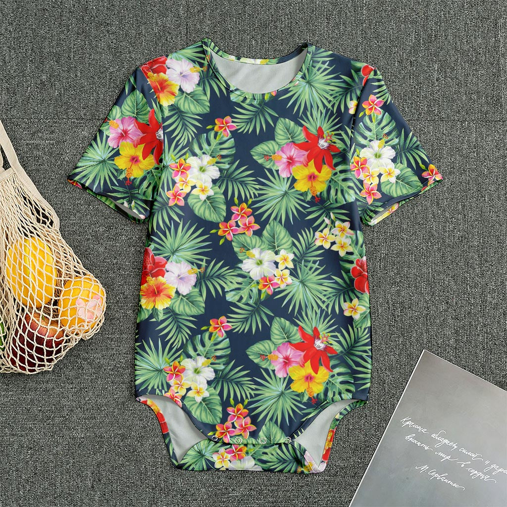 Summer Tropical Hawaii Pattern Print Men's Bodysuit