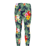 Summer Tropical Hawaii Pattern Print Men's leggings