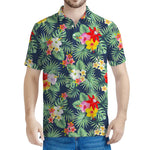 Summer Tropical Hawaii Pattern Print Men's Polo Shirt