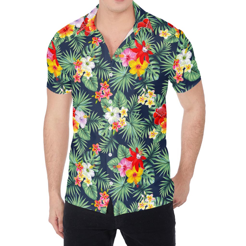 Summer Tropical Hawaii Pattern Print Men's Shirt