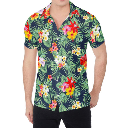 Summer Tropical Hawaii Pattern Print Men's Shirt