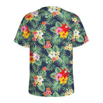 Summer Tropical Hawaii Pattern Print Men's Sports T-Shirt