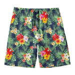 Summer Tropical Hawaii Pattern Print Men's Swim Trunks