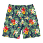 Summer Tropical Hawaii Pattern Print Men's Swim Trunks