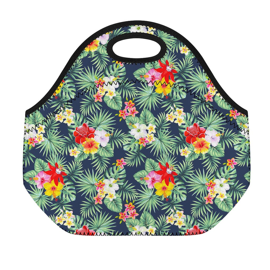 Summer Tropical Hawaii Pattern Print Neoprene Lunch Bag