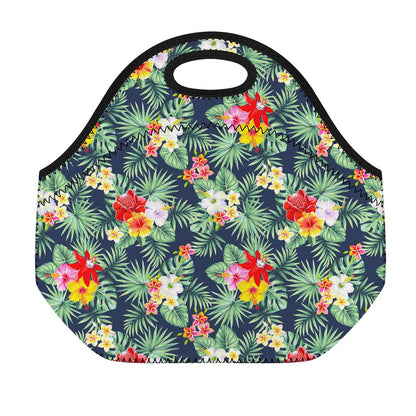 Summer Tropical Hawaii Pattern Print Neoprene Lunch Bag