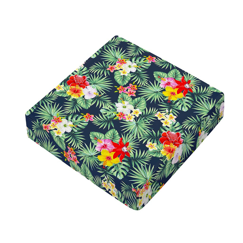 Summer Tropical Hawaii Pattern Print Outdoor Seat Cushion Cover