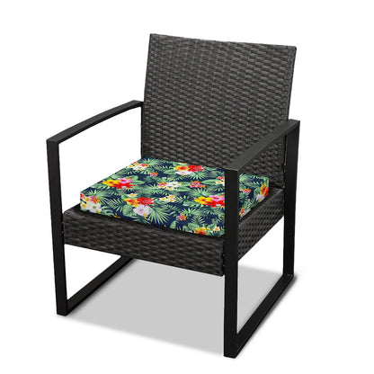 Summer Tropical Hawaii Pattern Print Outdoor Seat Cushion Cover