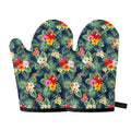 Summer Tropical Hawaii Pattern Print Oven Mitts
