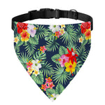 Summer Tropical Hawaii Pattern Print Over The Collar Dog Bandana