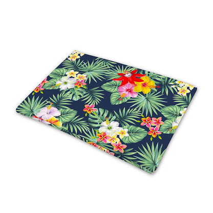 Summer Tropical Hawaii Pattern Print Pet Cooling Mat Cover